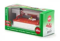 SIKU 2461, Kuhn Frontmähwerk, 1:32, Metall/Kunststoff, Rot/Weiß, Passend für alle SIKU Traktoren mit Frontkupplung-2