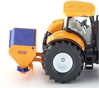 Siku Traktor Spielzeug Winterdienst mit Räumschild und Streuer 1:50 Metall-2