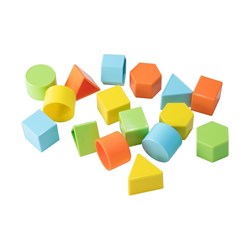 Spielstabil Sandformen Mini Geo Set - 16 Stück buntes Spielzeug
