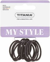 Titania Haar elastiek 2mm dia 3cm 12 stuks - zwart
