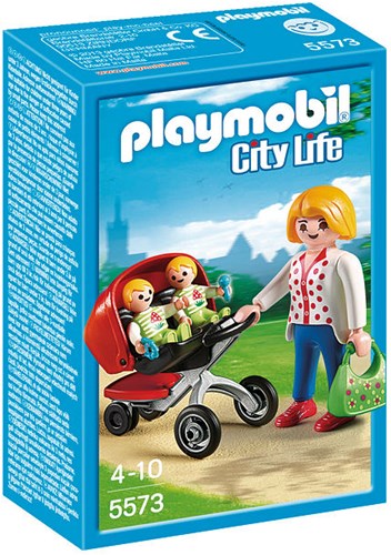Playmobil City Life Kinderwagen - Zwillingspuppenwagen 5573 Spielzeug