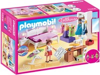 Playmobil Dollhouse Schlafzimmer Spielset mit Mode-Design-Ecke - 70208
