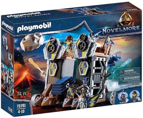 PLAYMOBIL Novelmore 70391 Mobile Katapultfestung, Für Kinder von 4-10 Jahren