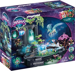 PLAYMOBIL Adventures of Ayuma 70800 Magische Energiequelle, Zum Bespielen mit Wasser, Mit Licht- und Nebelfunktion, Ab 7 Jahren