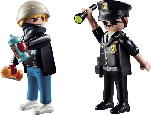 Playmobil DuoPacks - DuoPack Polizist und Sprinkleranlage 70822