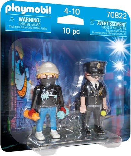 Playmobil DuoPacks - DuoPack Polizist und Sprinkleranlage 70822-2