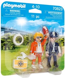 Playmobil DuoPacks - DuoPack Notarzt und Polizistin 70823