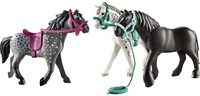 Playmobil Country - 3 Pferde: das Friesenpferd, der Knabstrupper & der Andalusier 70999-2