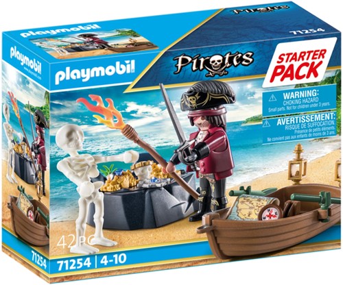 Playmobil Starter Packs - Starterpackung Pirat mit Ruderboot 71254