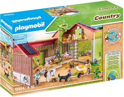 Playmobil Country Bauernhof Spielset - großer Bauernhof mit Tieren