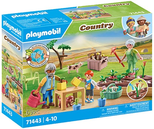 Playmobil Country Spielzeug idyllischer Gemüsegarten bei Großeltern Bauernhof
