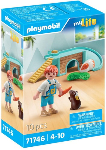Playmobil Meerschweinchenstall Bauset Tierpflege Spielzeug