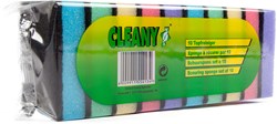 Cleany Scheuerschwämme - 10 Stück Reinigungsschwämme bunte Farben
