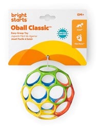 Oball klassischer Spielzeugball mehrfarbig - 10 cm flexibel und leicht