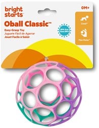 Oball klassischer Babyspielzeug Ball rosa - 10cm easy grip