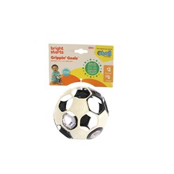 Oball Baby Fußball Rassel schwarz weiß - flexible Ball für Babys