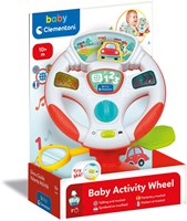 Clementoni Baby Aktivitätslenkrad Lernspielzeug mit Sound und Lichtern