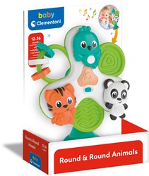 Clementoni Baby Spielzeug Hochstuhl Tierkreis mit Musik und Geräuschen