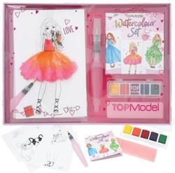 Depesche TOPModel Malbuch neon Doodle mit Neon-Stiften und Stickern