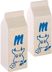 Haba Spielzeug Milchkarton - Holz Milchpackung für Kinderküche