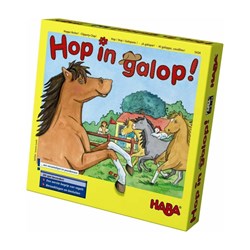 Haba Spiel Pferderennen Hop in Galopp ab 3 Jahren Lernspielzeug