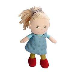 Haba Puppe Mirle 20 cm - Kuschelpuppe für Kinder - bunt und weich