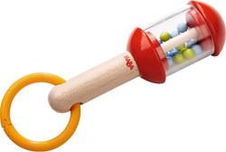 Haba Musikinstrument Rasselstab Holz Kleinkindspielzeug bunt