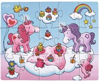 Haba Puzzle Einhorn - Magisches Kinderpuzzle mit glitzernden Details-2