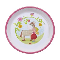 Haba Kinderteller Vicki & Pirli - Melamin Teller bunt und BPA-frei