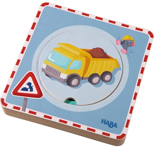 HABA-Holzpuzzle Auf der Baustelle-2