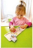 Haba Holzpuzzle Bauernhof Junge Lernspielzeug-3