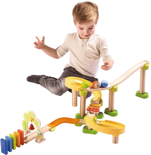 Haba Kullerbü Kugelbahn - Holzspielzeug Starterset Sim-Sala-Ting-3