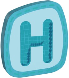 HABA Holzbuchstabe H