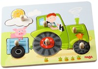 Haba Holz-Steckpuzzle Bauernhof - Lernspielzeug für Kleinkinder