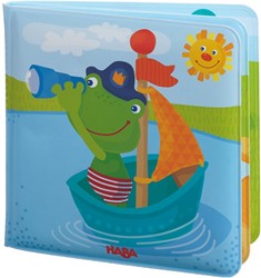 Haba Badebuch Kapitän Frosch buntes Baby Badespielzeug