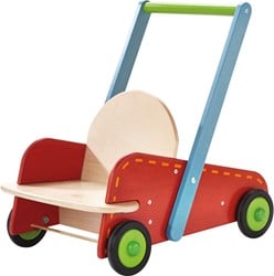 Haba Lauflernwagen Broem Holz Schiebewagen für Kleinkinder und Babys