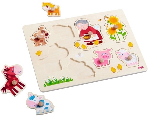 HABA-Puzzle Oma Lindas Tiere-2