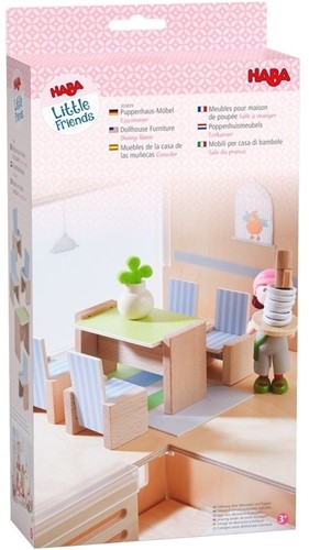 HABA Little Friends - Puppenhausmöbel Esszimmer-2