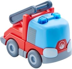Haba Spielzeug Feuerwehrwagen - Leiterwagen - Kullerbü - rot