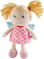 Haba Kuschelpuppe Schutzengel Finja rosa 20 cm Stoffpuppe