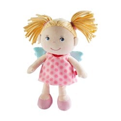 Haba Kuschelpuppe Schutzengel Finja rosa 20 cm Stoffpuppe