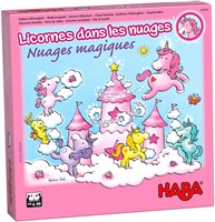 Haba Einhorn Glitzerglanz - Stapelwolken magisches Einhornspiel