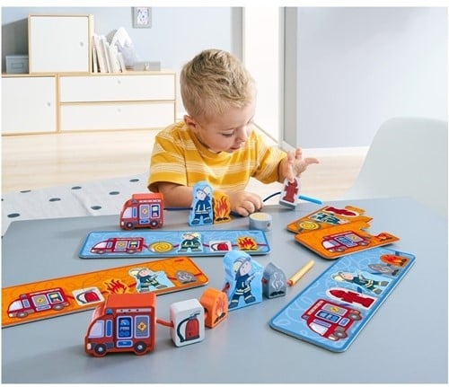 HABA Ruderspiel Feuerwehrauto-2
