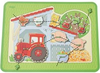 Haba Fädelspiel Bauernhof pädagogisches Holzspielzeug für Kinder-2