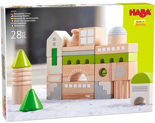 Haba Holzbausteine Coburg - Bauset für Kinder 28-teilig-2