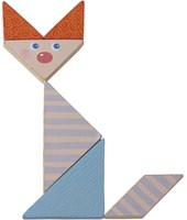 Haba buntes Tangram Legespiel Holzpuzzle 21-teilig für Kinder-3