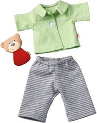 Haba Puppenkleidung Set Gute Nacht 30 cm - Pyjama und Teddybär