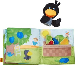 HABA 306081 - Stoffbuch Obstgarten, Babybuch ab 6 Monaten