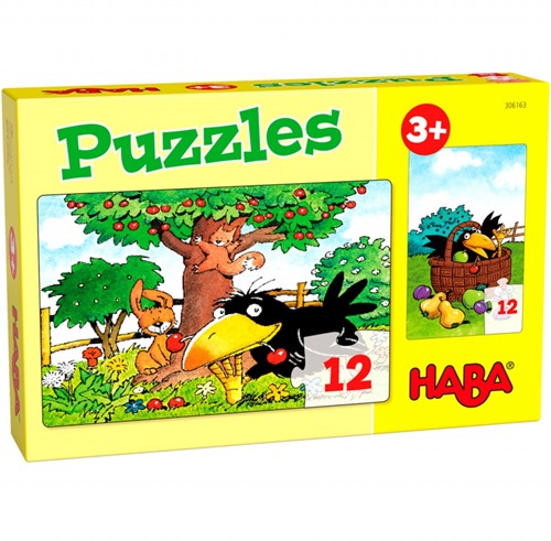 HABA 306163 - Puzzles Obstgarten, Puzzle ab 3 Jahren