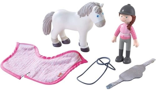 HABA Little Friends - Amazone Sanya und Pferd Saphira